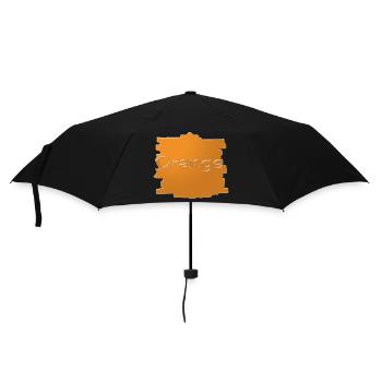 Orange - Umbrella (small) - black - Front