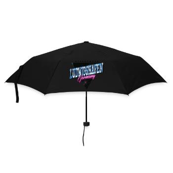 Ludwigshafen Germany City Vintage Retro - Umbrella (small) - black - Front