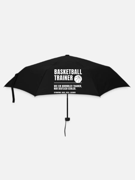Basketball Trainer Definition - Regenschirm (klein) - Schwarz