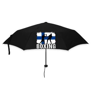 Boxe Finlande Arts Martiaux Boxeur - Parapluie standard - noir - Devant