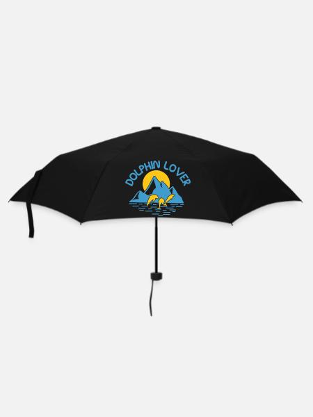 LIEBE DELFINE - Regenschirm (klein) - Schwarz