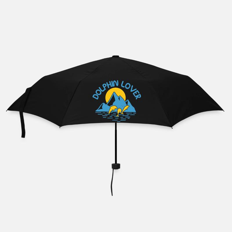 LIEBE DELFINE - Regenschirm (klein) - Schwarz