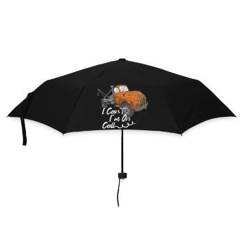 I Can't I'm On Call Trucking Tow Truck Driver - Umbrella (small) - black - Front