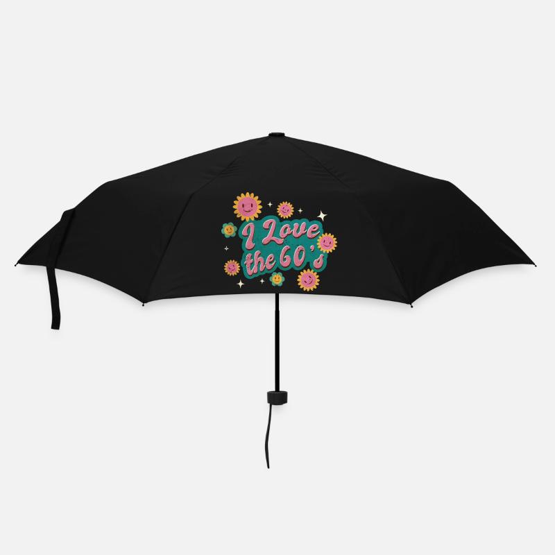 J'adore les années 60 - Parapluie standard - noir