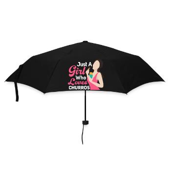 Juste une fille qui aime les churros Pâtisserie latine de - Parapluie standard - noir - Devant