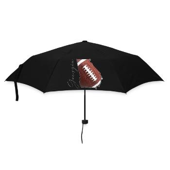 Georgia (USA) | real football | Map Script - Umbrella (small) - black - Front