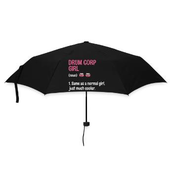 Corps de tambours fanfare Drum Corp fille musique Perc - Parapluie standard - noir - Devant