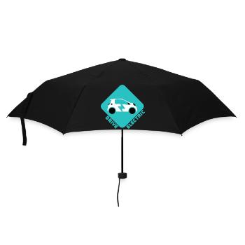 Drive Electric Supercharge - Electric Car Fans - Umbrella (small) - black - Front