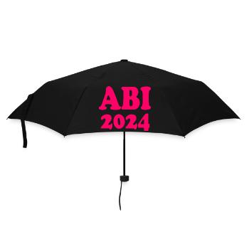 Abi 2024 - Regenschirm (klein) - Schwarz - Vorne