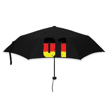 1 Number Germany Jersey - Umbrella (small) - black - Front