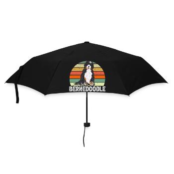 Bernedoodle Dog - Umbrella (small) - black - Front