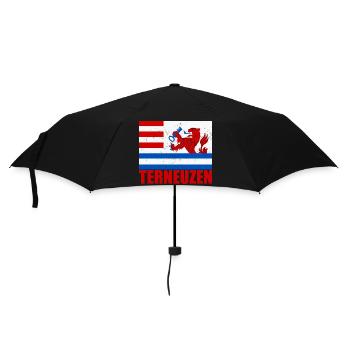 Niederlande Amsterdam Holzschuh Urlaub Reise - Regenschirm (klein) - Schwarz - Vorne