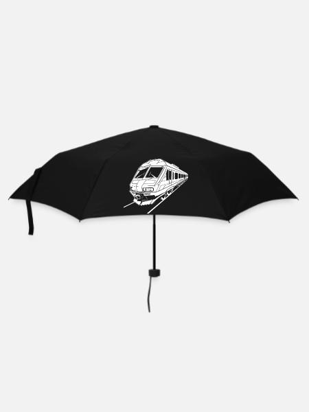 Dessin de train - Parapluie standard - noir