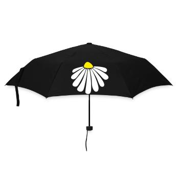 flower energy margarite blossom summer nature - Umbrella (small) - black - Front