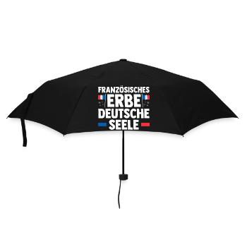 Français Français Allemand France - Parapluie standard - noir - Devant