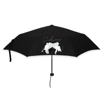 Carte de la Suisse – Real Football FR - Parapluie standard - noir - Devant
