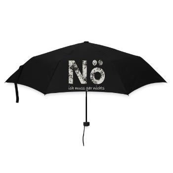 Nope, I don't have to do anything - Umbrella (small) - black - Front