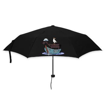 Horse Sailor Adventure Travel Boat Child Kids - Umbrella (small) - black - Front