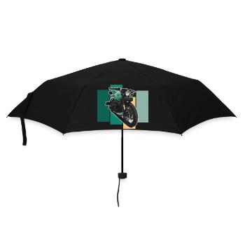 Bobber // Custom // Motorcycle - Umbrella (small) - black - Front