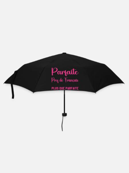 Femme Humour Professeur de Français - Parapluie standard - noir