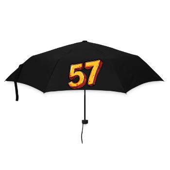 57 Number Comic - Umbrella (small) - black - Front