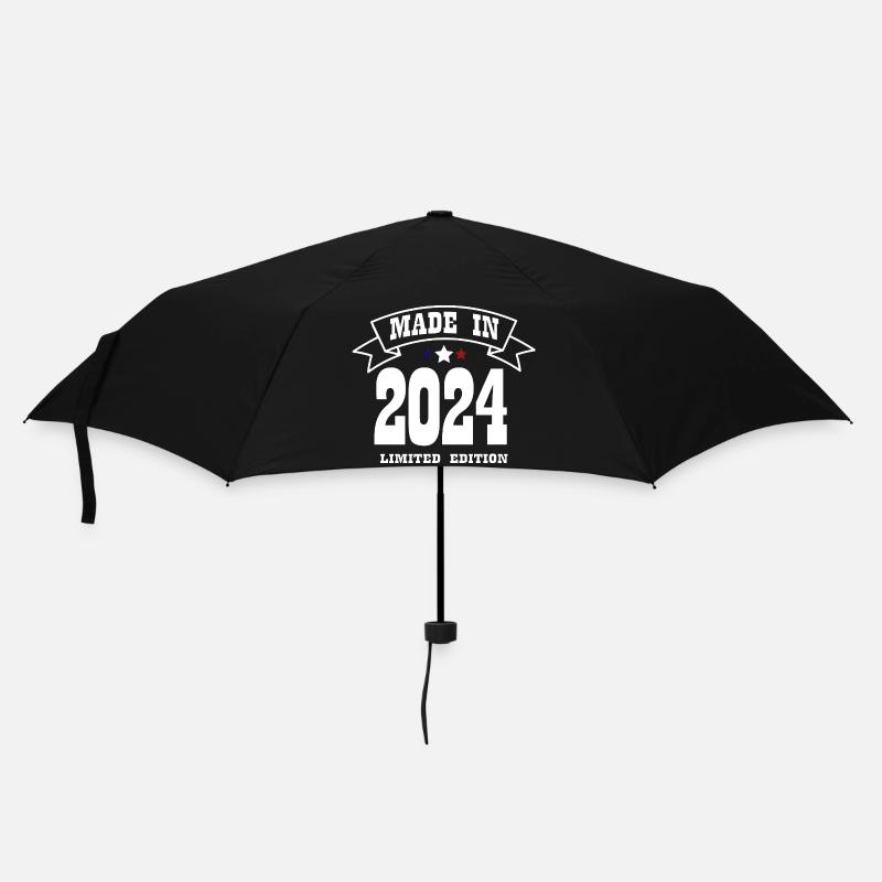 Edition Limitée Made in 2024 BLEU BLANC ROUGE - Parapluie standard - noir