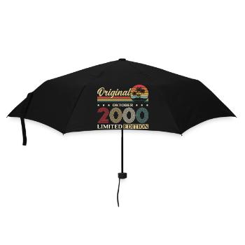 25e anniversaire Original Octobre Année 2000 - Parapluie standard - noir - Devant