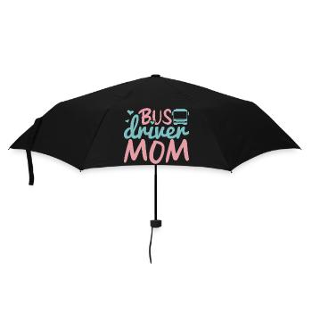 Busfahrer Mama - Regenschirm (klein) - Schwarz - Vorne