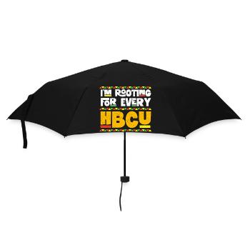 I'm Rooting For Every HBCU – Black Pride - Umbrella (small) - black - Front