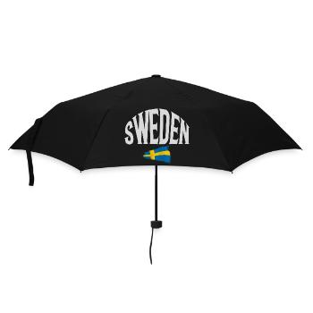Suède - Parapluie standard - noir - Devant