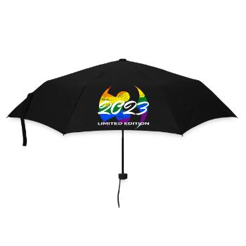 3rd Birthday 2023 Boys and Girls Gift - Umbrella (small) - black - Front