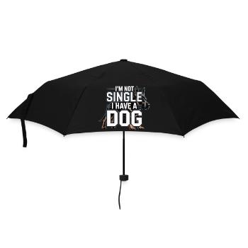 I'm Not Single – I Have a Dog - Regenschirm (klein) - Schwarz - Vorne