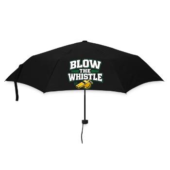 Soccer Training Youth Sports Coach - Umbrella (small) - black - Front