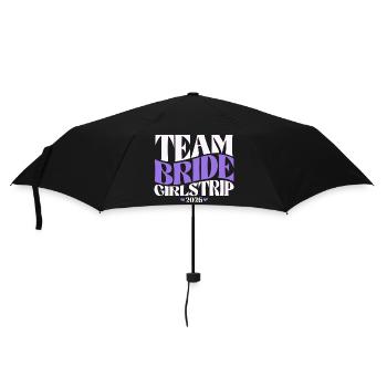 Team Bride Hen Party Bachelorette Party 2026 - Umbrella (small) - black - Front