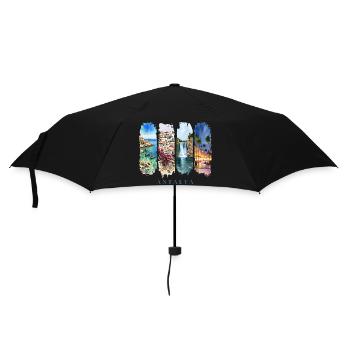 Antalya Design – Motif des vacances d’été en Turquie - Parapluie standard - noir - Devant