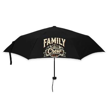 Ancre de boussole vintage de l’équipe familiale - Parapluie standard - noir - Devant