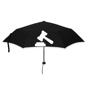 Avocat Droit Droit Avocat Balance Droit Judiciaire - Parapluie standard - noir - Devant