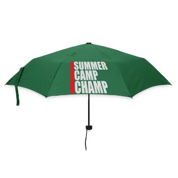 Summer Camp Champ Fun Kids Outdoor Adventure - Umbrella (small) - bottlegreen - Front