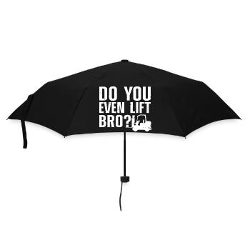 Est-ce que tu lèves même le t-shirt du tracteur Bro - Parapluie standard - noir - Devant