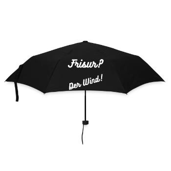 Heimatliebe Nord/coiffure ? - Parapluie standard - noir - Devant