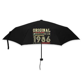 Original octobre 1986 – 40e anniversaire Rétro - Parapluie standard - noir - Devant