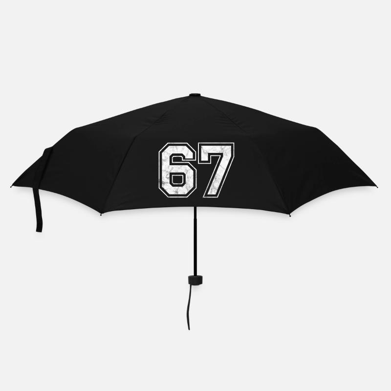 Anzahl 67 - Regenschirm (klein) - Schwarz