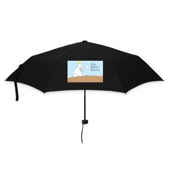 Den Moment greifen. - Regenschirm (klein) - Schwarz - Vorne