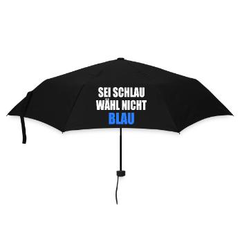 soyez intelligent, ne votez pas bleu - fck afd - Parapluie standard - noir - Devant
