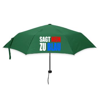 Dites non au bleu - Parapluie standard - vert bouteille - Devant