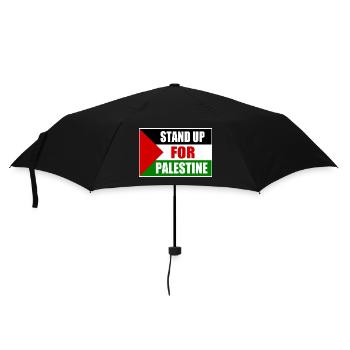 stand up for palestine - Umbrella (small) - black - Front