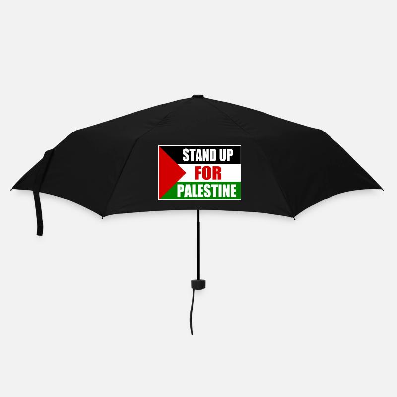 stand up for palestine - Regenschirm (klein) - Schwarz