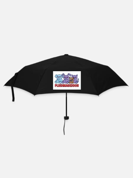 Plushmageddon - Regenschirm (klein) - Schwarz