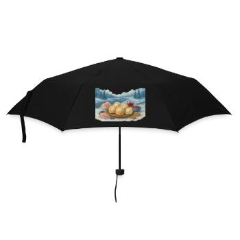 Rezepte des Weiten Nordes - Regenschirm (klein) - Schwarz - Vorne