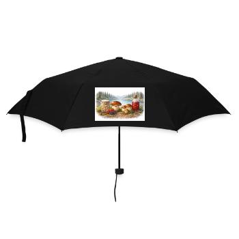 Dons du Grand Nord - Mors - Parapluie standard - noir - Devant